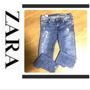 ZARA Skinny Ripped Jeans